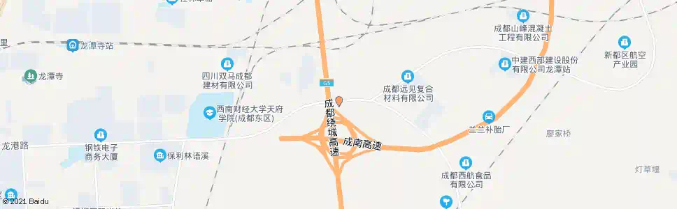 成都龙潭寺东路东_公交站地图_成都公交_妙搜公交查询2025