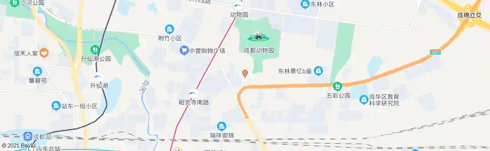 成都昭觉寺_公交站地图_成都公交_妙搜公交查询2025