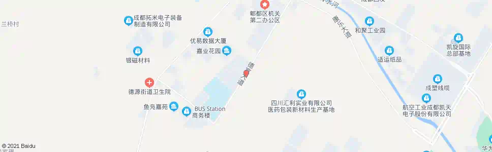 成都德富大道_公交站地图_成都公交_妙搜公交查询2025