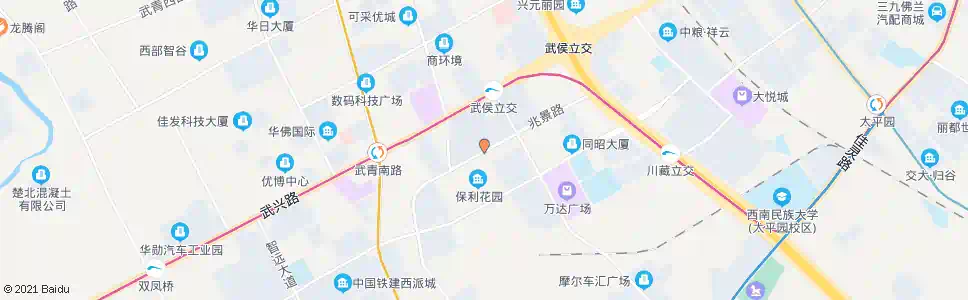 成都兆景路_公交站地图_成都公交_妙搜公交查询2025