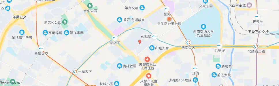 成都金房苑北路_公交站地图_成都公交_妙搜公交查询2025