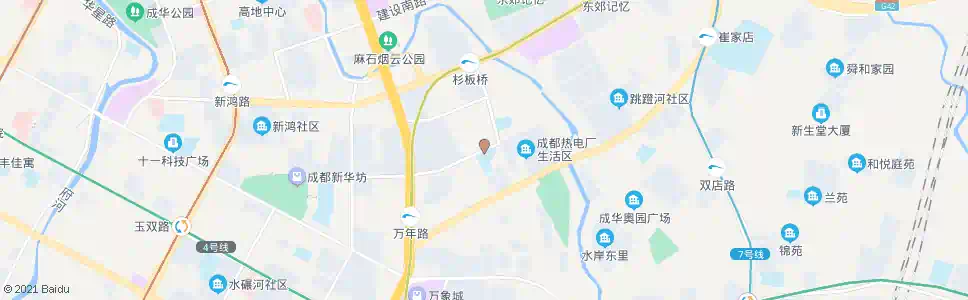 成都东秀二路东_公交站地图_成都公交_妙搜公交查询2025