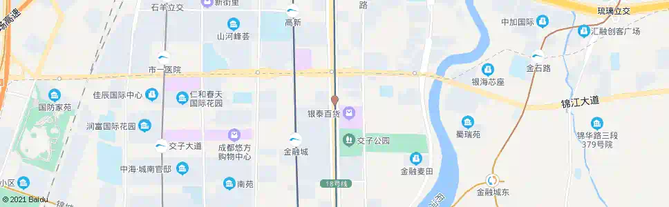 成都天府大道北段中_公交站地图_成都公交_妙搜公交查询2025