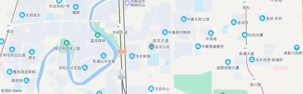 成都会龙小区_公交站地图_成都公交_妙搜公交查询2025