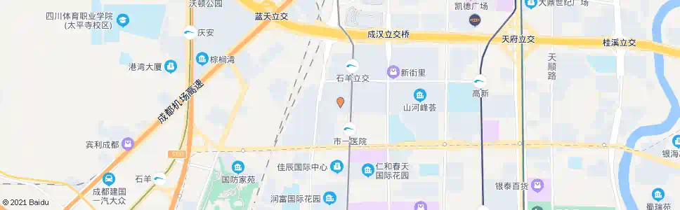 成都雍翠路北_公交站地图_成都公交_妙搜公交查询2025