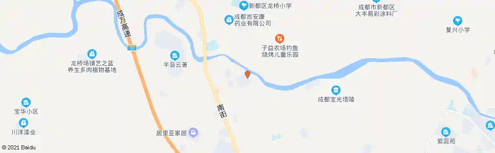 成都廊桥步行街_公交站地图_成都公交_妙搜公交查询2025