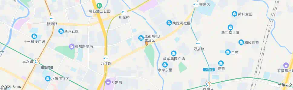 成都跳蹬河_公交站地图_成都公交_妙搜公交查询2025