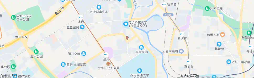 成都星汉路_公交站地图_成都公交_妙搜公交查询2025