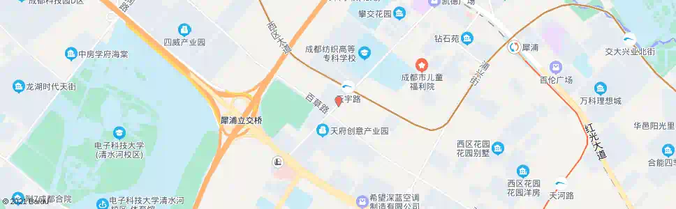 成都天宇路百草路口_公交站地图_成都公交_妙搜公交查询2025