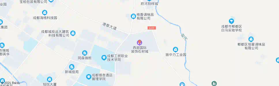 成都西部国际装饰石材城_公交站地图_成都公交_妙搜公交查询2025