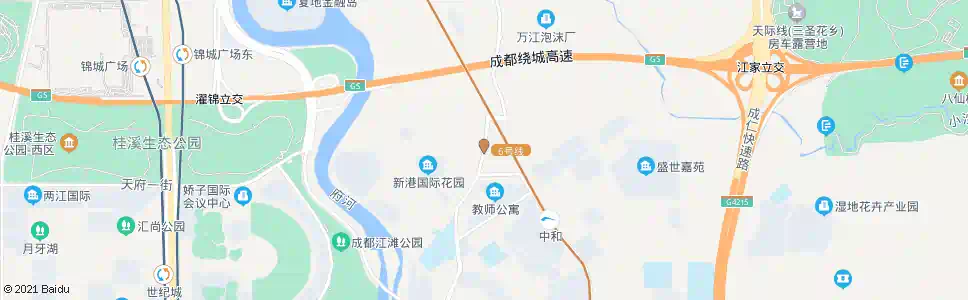 成都新上街中_公交站地图_成都公交_妙搜公交查询2025