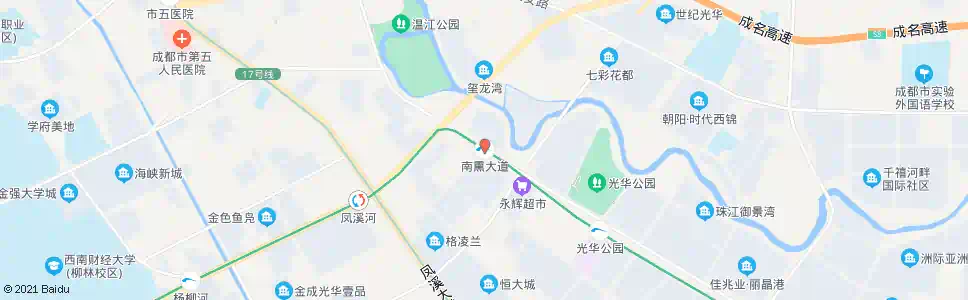 成都南熏大道站_公交站地图_成都公交_妙搜公交查询2025