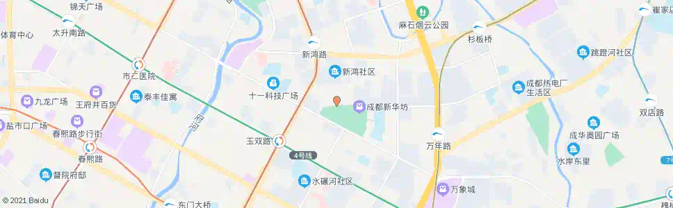成都双林北支路西_公交站地图_成都公交_妙搜公交查询2025