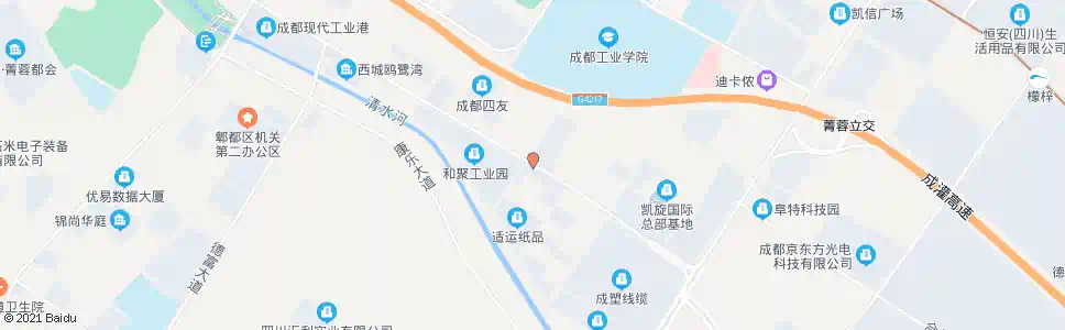 成都西源大道仁港路口_公交站地图_成都公交_妙搜公交查询2025