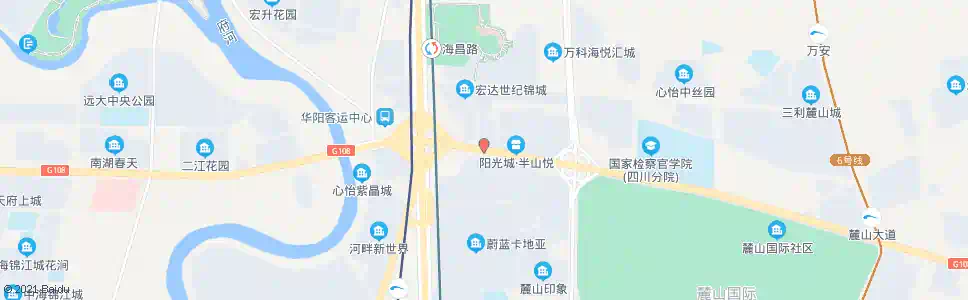 成都天府大道华阳大道口_公交站地图_成都公交_妙搜公交查询2025