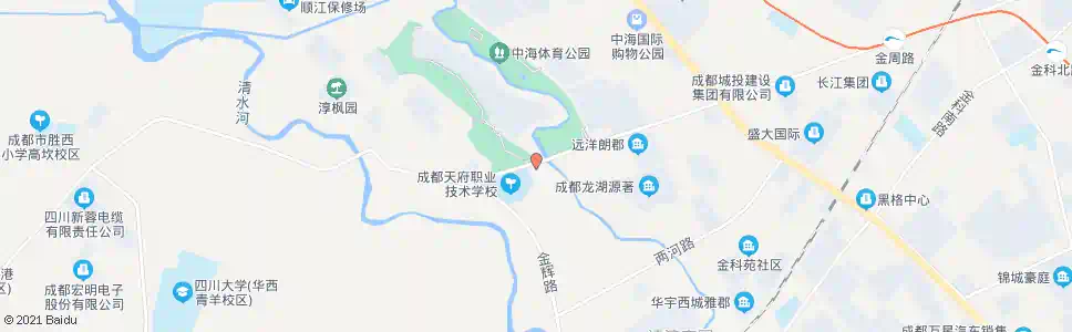 成都成都卫校_公交站地图_成都公交_妙搜公交查询2025