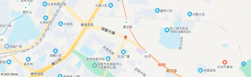 成都锦绣大道静明路口_公交站地图_成都公交_妙搜公交查询2025