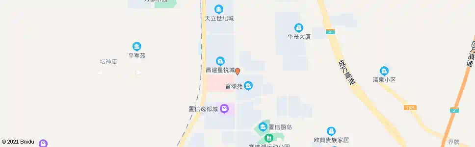 成都南三环路二段外侧_公交站地图_成都公交_妙搜公交查询2025