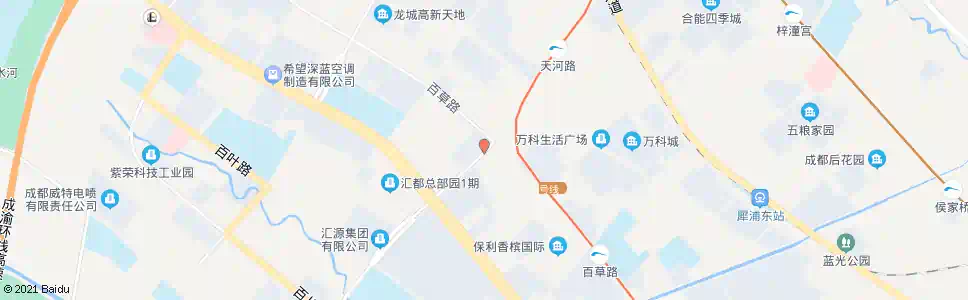 成都天河路口_公交站地图_成都公交_妙搜公交查询2025