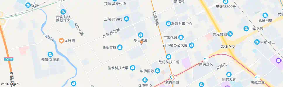 成都武科西四路_公交站地图_成都公交_妙搜公交查询2025