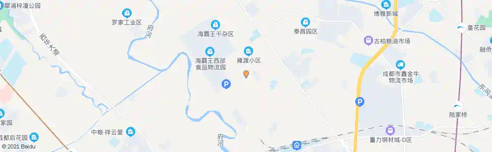 成都雍渡综合市场_公交站地图_成都公交_妙搜公交查询2025