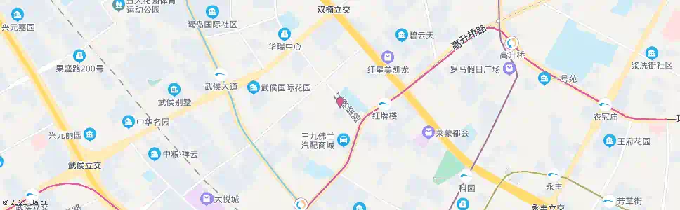 成都永盛路东_公交站地图_成都公交_妙搜公交查询2025