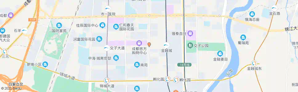 成都益州大道交子大道口_公交站地图_成都公交_妙搜公交查询2025