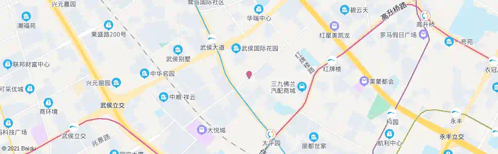 成都永顺路西_公交站地图_成都公交_妙搜公交查询2025