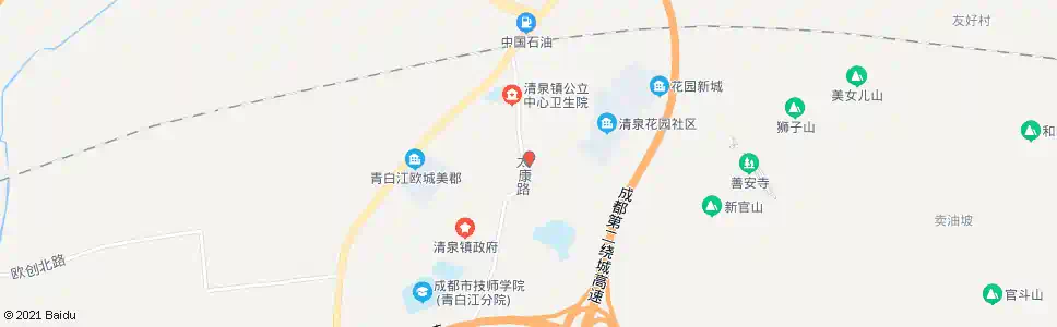 成都清泉客运站_公交站地图_成都公交_妙搜公交查询2025