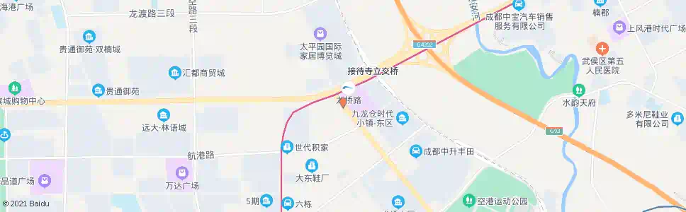 成都时代奥特莱斯_公交站地图_成都公交_妙搜公交查询2025