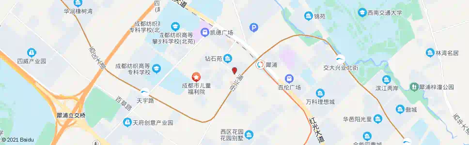 成都犀浦路口_公交站地图_成都公交_妙搜公交查询2025