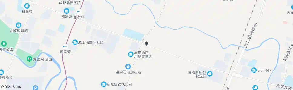 成都兴城大道中段_公交站地图_成都公交_妙搜公交查询2025