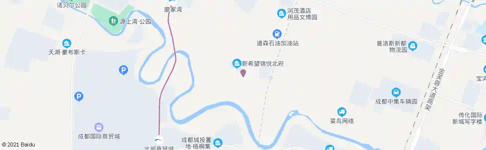 成都新竹大道兴贸大道口_公交站地图_成都公交_妙搜公交查询2025