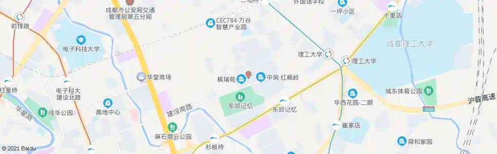 成都圣灯路南_公交站地图_成都公交_妙搜公交查询2025