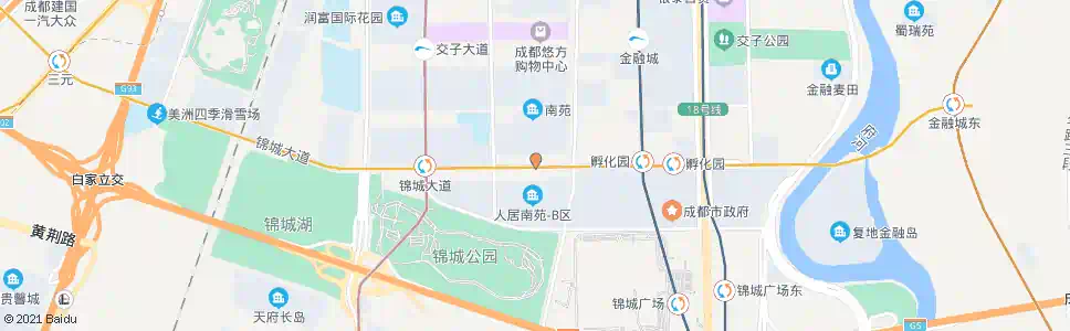 成都锦城大道益州大道口_公交站地图_成都公交_妙搜公交查询2025