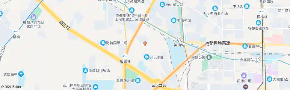 成都新乐中街东_公交站地图_成都公交_妙搜公交查询2025