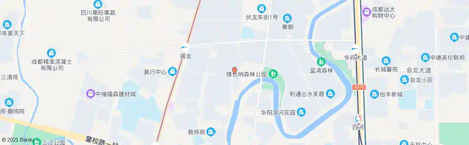 成都滨河路二段北_公交站地图_成都公交_妙搜公交查询2025