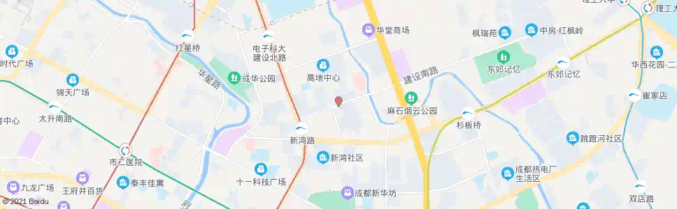成都建设南新路口_公交站地图_成都公交_妙搜公交查询2025