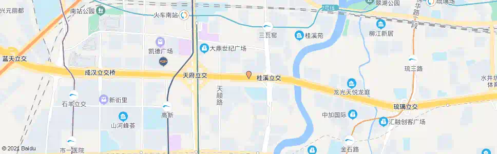 成都南三环路三段内侧_公交站地图_成都公交_妙搜公交查询2025