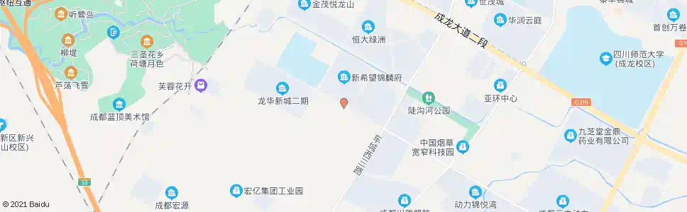 成都经开区南二路_公交站地图_成都公交_妙搜公交查询2025