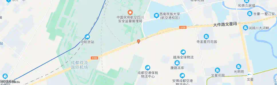 成都空港物流园区_公交站地图_成都公交_妙搜公交查询2025