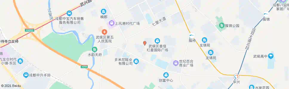成都金履二路_公交站地图_成都公交_妙搜公交查询2025