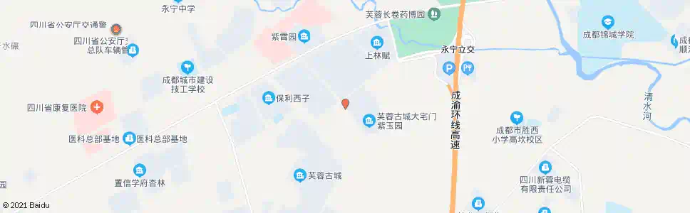 成都开园社区活动中心_公交站地图_成都公交_妙搜公交查询2025