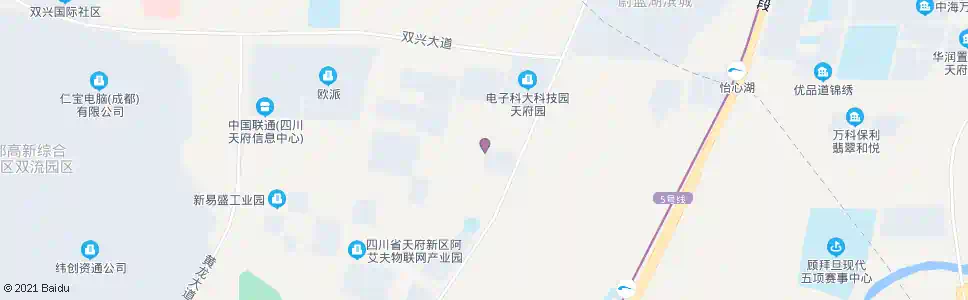 成都感知物联网产业园北门_公交站地图_成都公交_妙搜公交查询2025