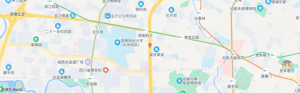 成都二环群康路口_公交站地图_成都公交_妙搜公交查询2025
