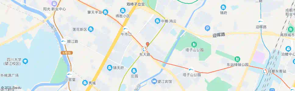 成都汇源北路_公交站地图_成都公交_妙搜公交查询2025