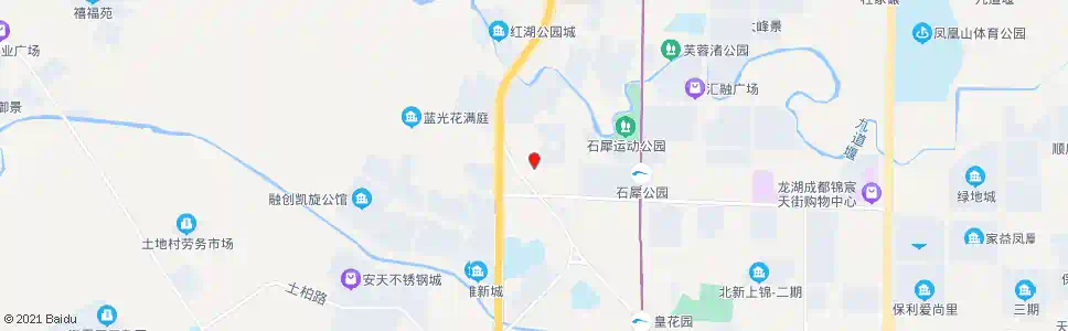 成都皇花街_公交站地图_成都公交_妙搜公交查询2025