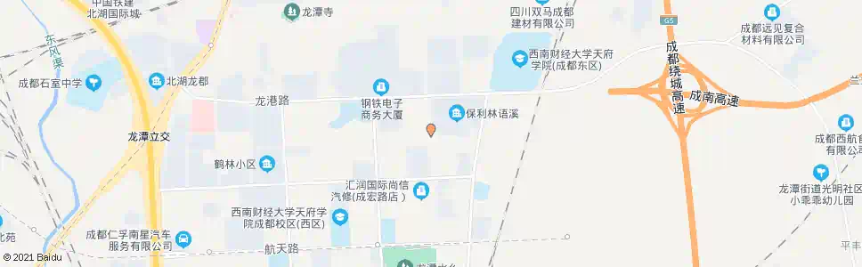 成都华实路_公交站地图_成都公交_妙搜公交查询2025