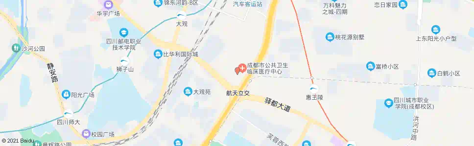 成都医疗中心_公交站地图_成都公交_妙搜公交查询2025