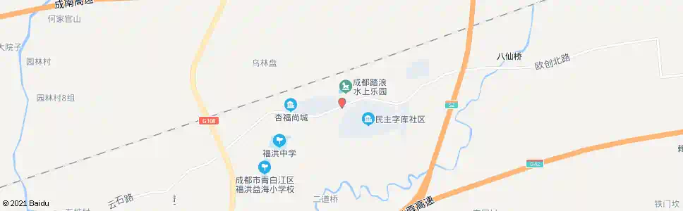 成都福洪场镇西_公交站地图_成都公交_妙搜公交查询2025